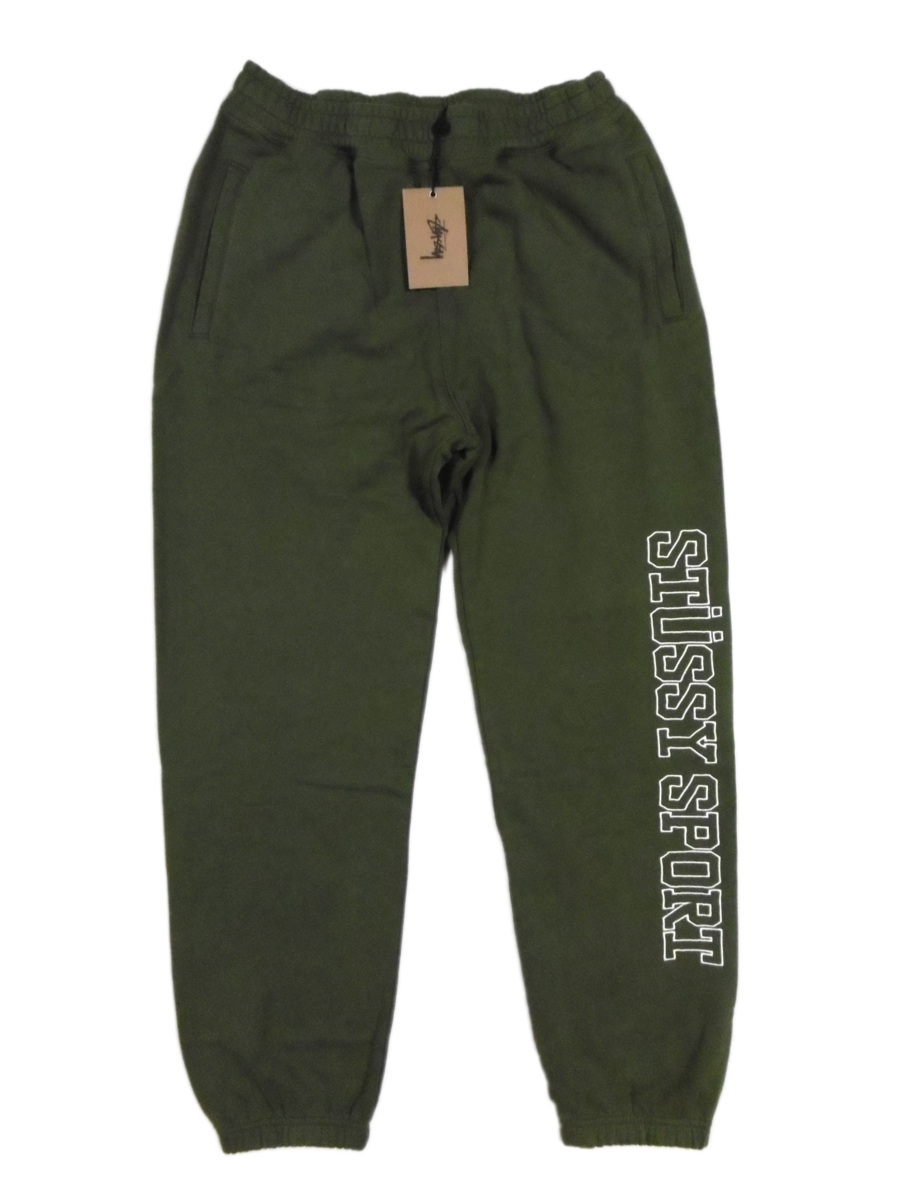 15%オフ』STUSSY(ステューシー) SPORT APPLIQUE PANT ○カラー:OLIVE