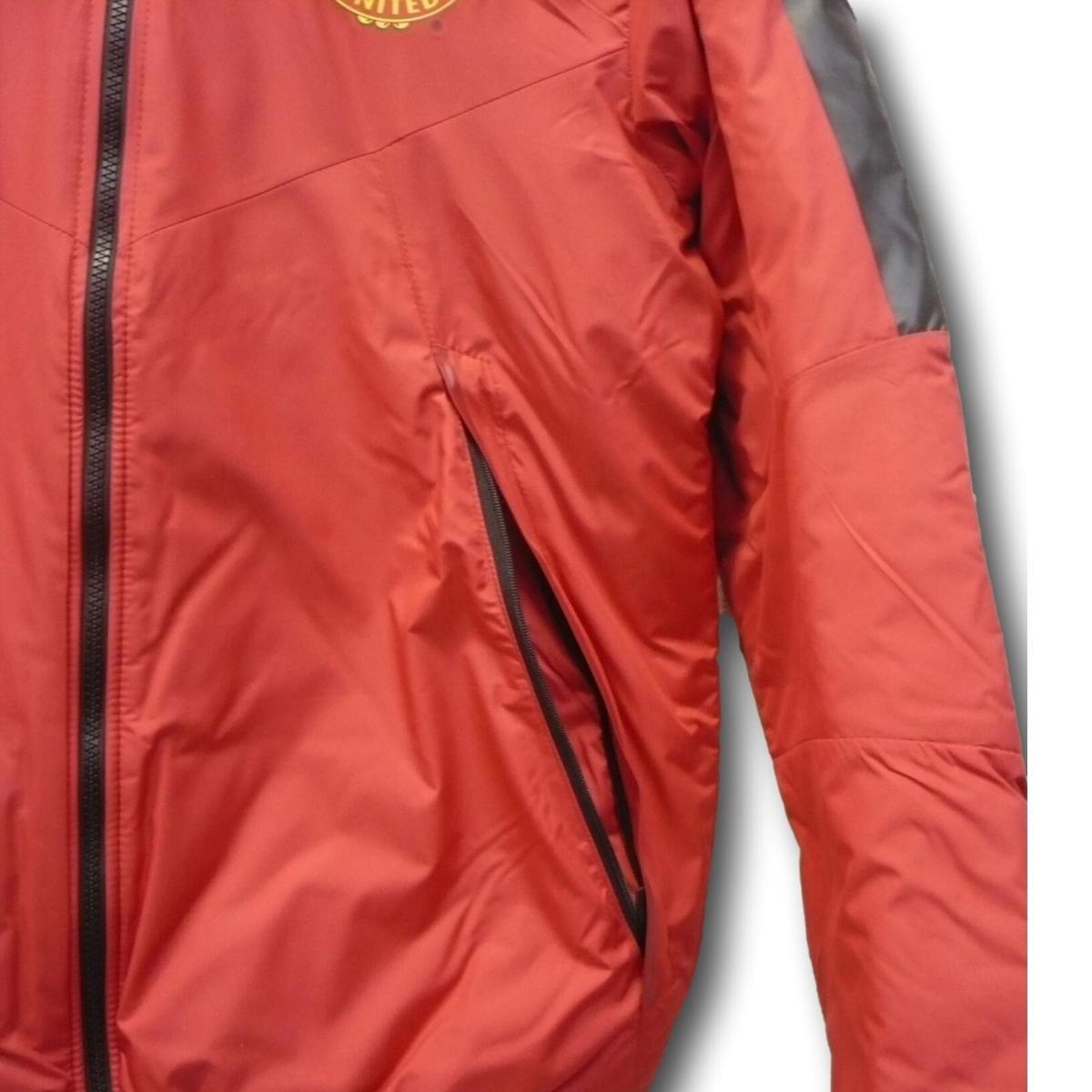 即決☆マンチェスターユナイテッド 特価 RED/Lサイズ 14-15 中綿