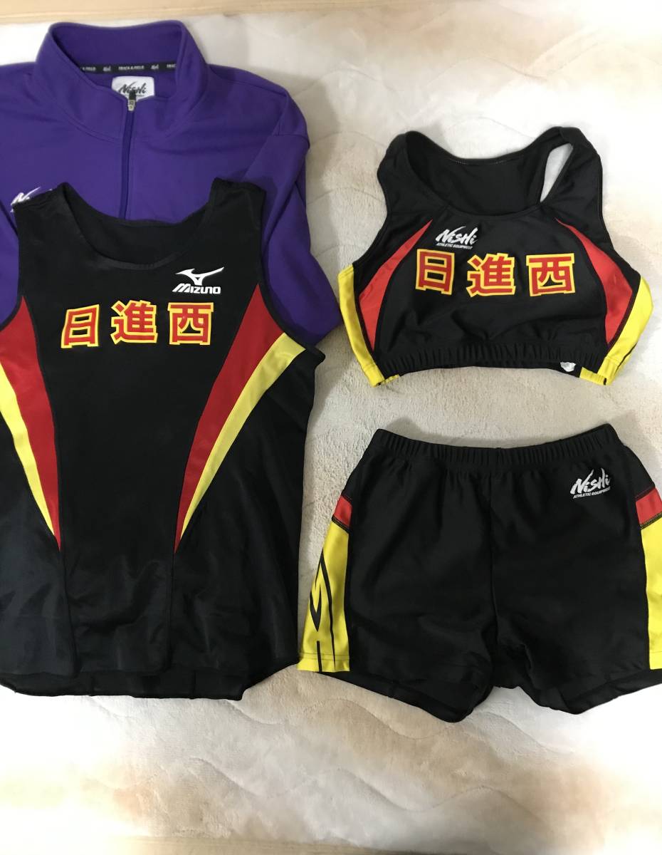 愛知県立日進西高校 陸上 女子セパレートユニフォーム ジャージ 愛知県立日進西高校 陸上 女子セパレートユニフォーム ジャージ