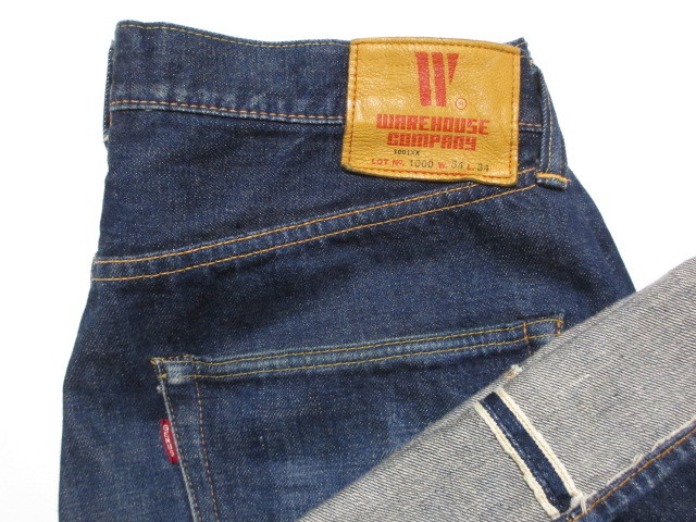 送料無料!WARE HOUSEウェアハウス☆1001XX W34 実86 ジーンズ GENUS