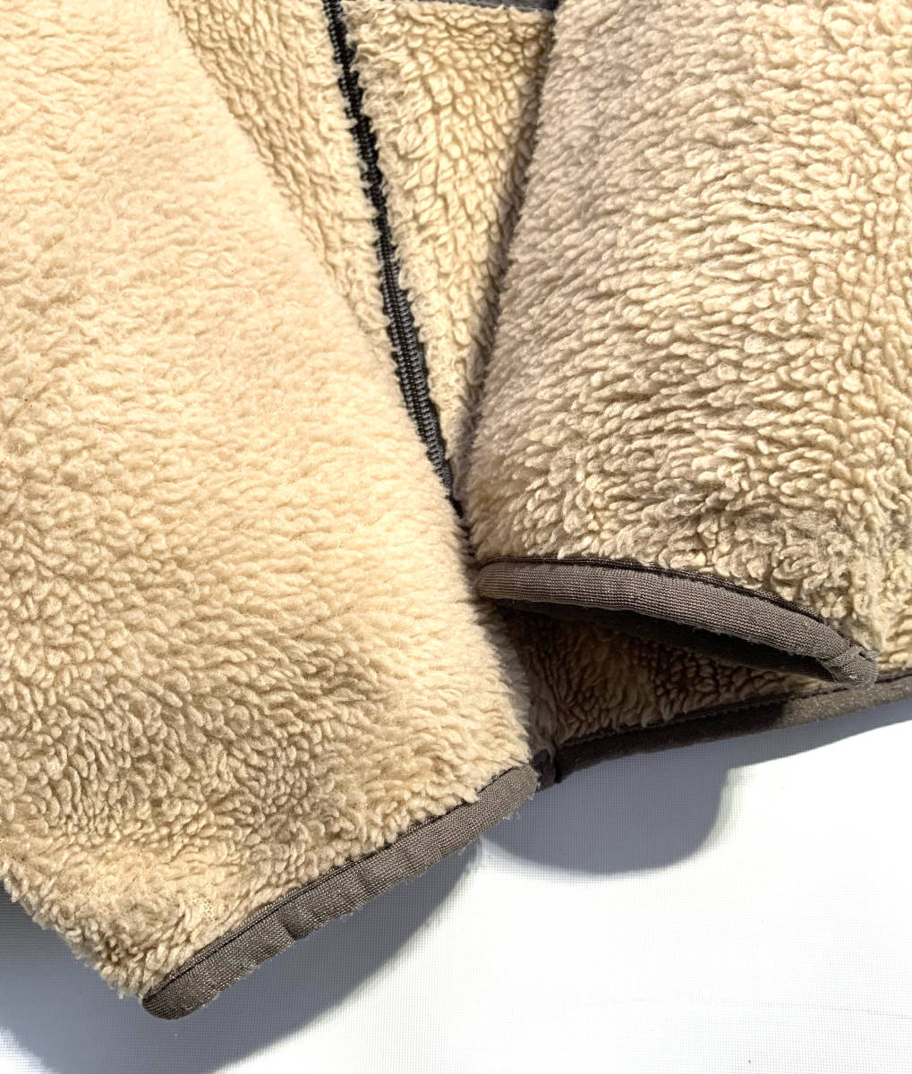 極希少【USA製】Patagonia パタゴニア レトロX フリースジャケット M (L相当) メンズ パイルカーディガン クラシック 05AW ナチュラル
