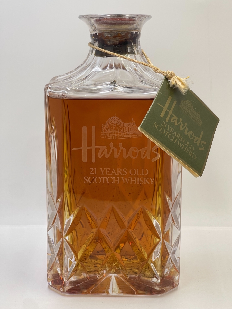 ◇古酒 未開栓 Harrods ハロッズ ウイスキー 21年 クリスタル