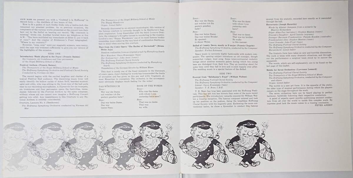 ジェラルド・ホフヌング : The Hoffnung Astronautical Music Festival 1961 US盤 中古 アナログ LPレコード盤 1961年 S 35828 M2-KDO-677_画像10