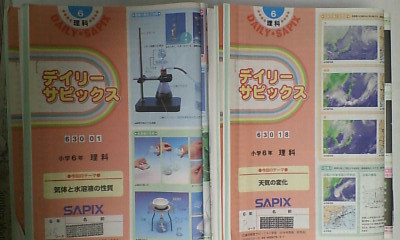 幸せなふたりに贈る結婚祝い サピックス SAPIX*デイリー サピックス*6年 小6*理科 中学受験
