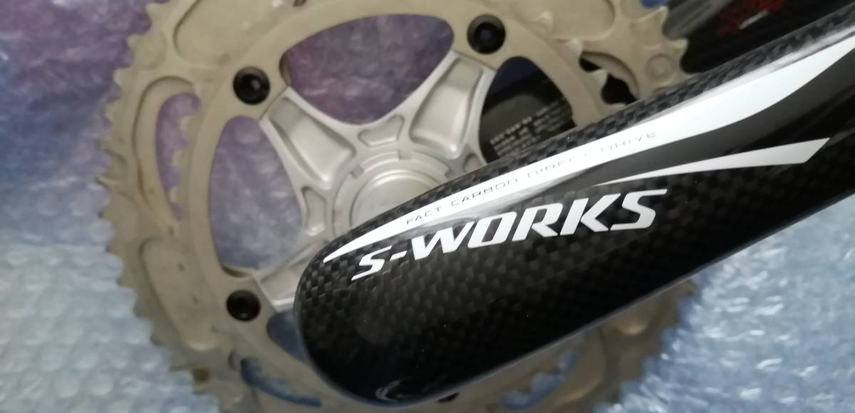 S-WORKS　スペシャライズド　カーボンクランクセット　170mm／BB30　美品　USA_画像5