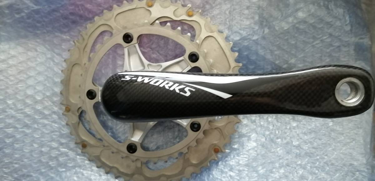 S-WORKS　スペシャライズド　カーボンクランクセット　170mm／BB30　美品　USA_画像4