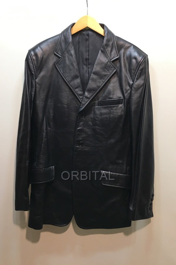経堂) Paul Smith ポールスミス 牛革レザー テーラードジャケット