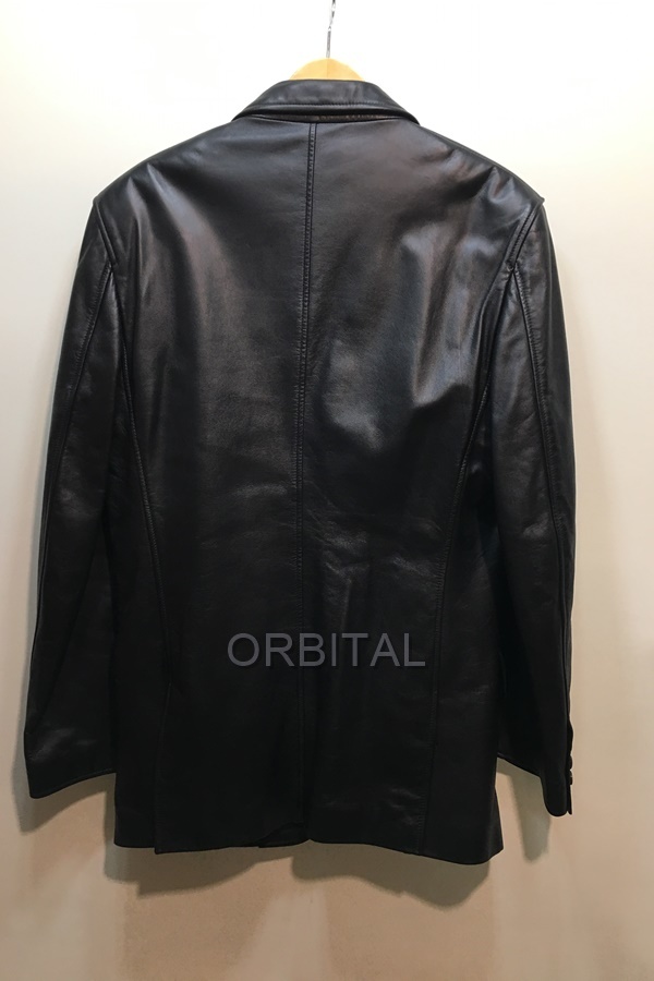経堂) Paul Smith ポールスミス 牛革レザー テーラードジャケット