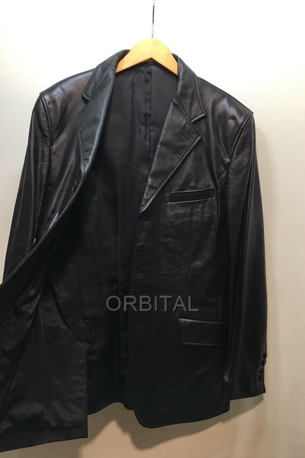 経堂) Paul Smith ポールスミス 牛革レザー テーラードジャケット