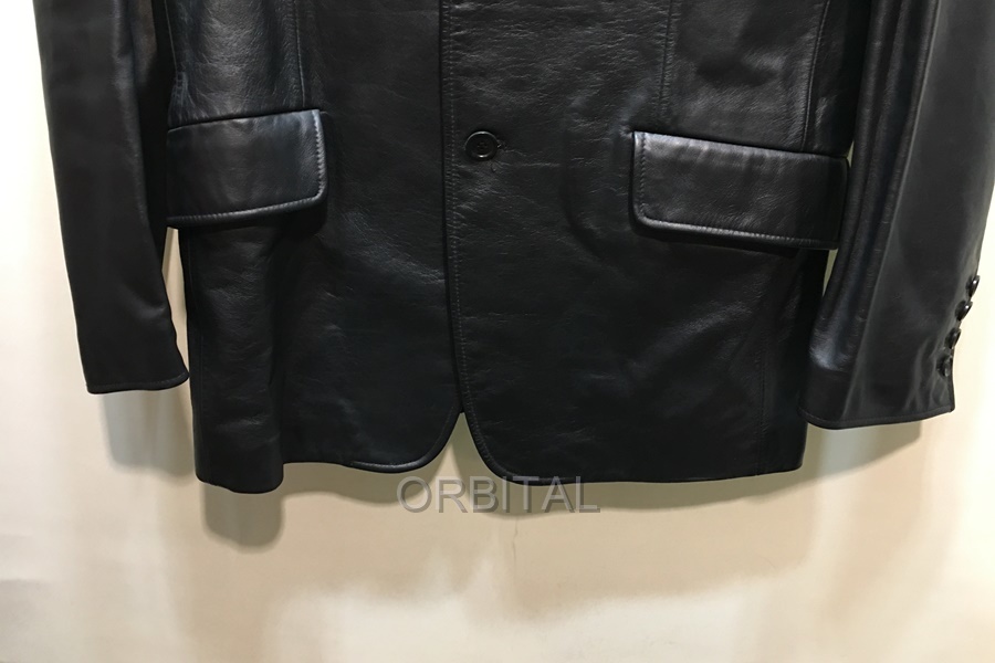 経堂) Paul Smith ポールスミス 牛革レザー テーラードジャケット