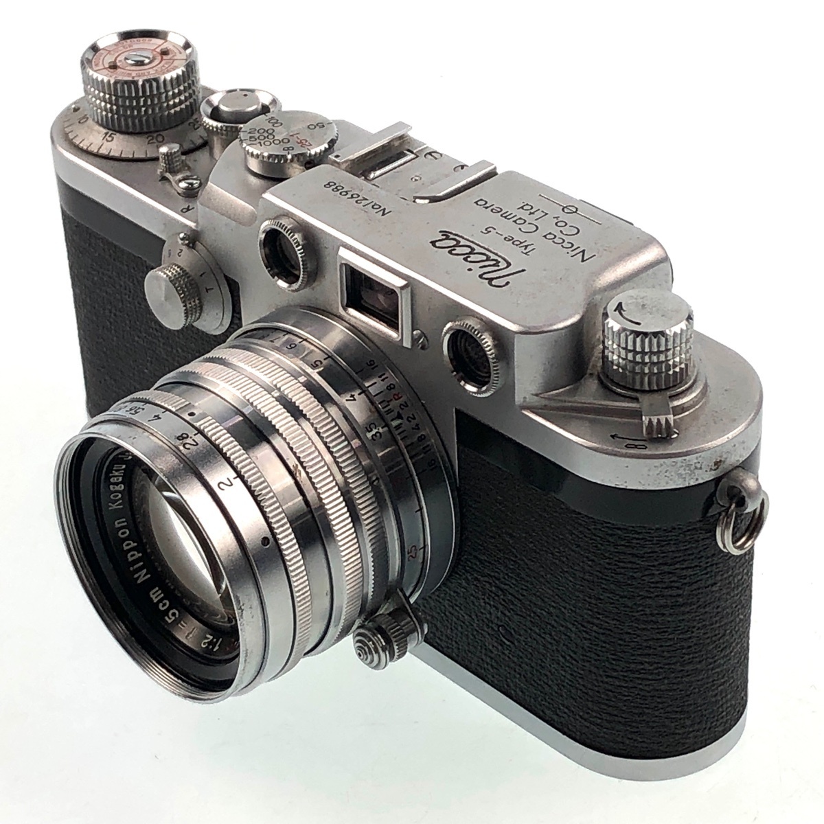ニッカ NICCA Type-5 ＋ NIKKOR-H.C 5cm F2 ［ジャンク品］ フィルム レンジファインダーカメラ