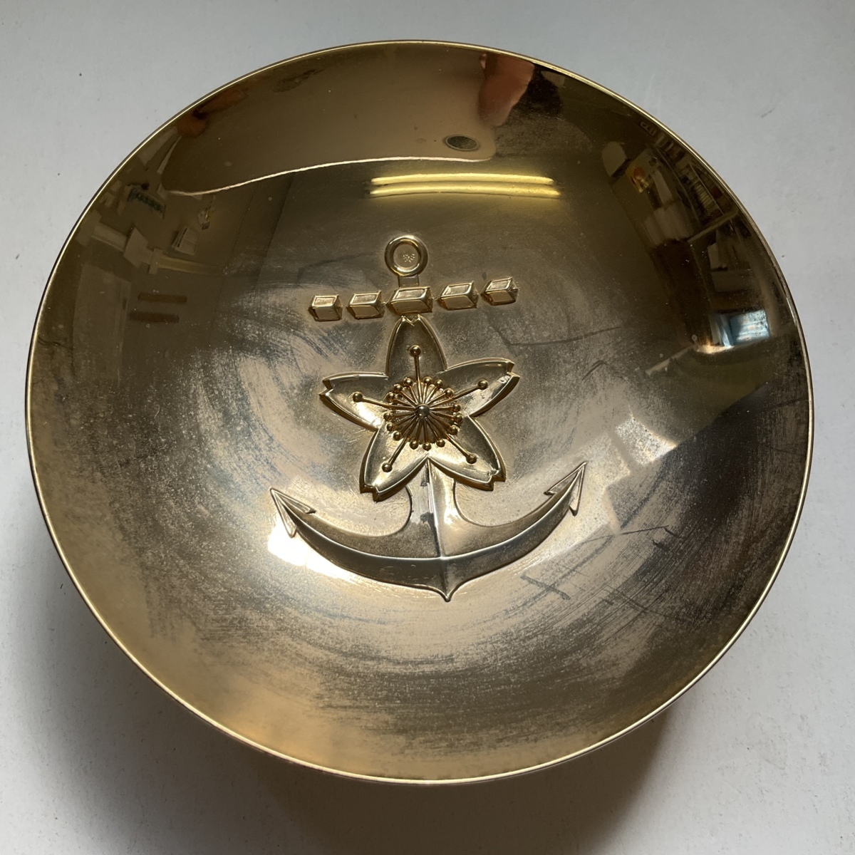 贈り物 置物⑩ 海上自衛隊 在隊記念 金杯 lambda-mdl.de