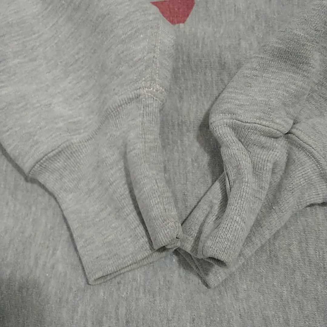 Champion リバースウィーブ スウェット 染み込み L 単色タグ 単タグ