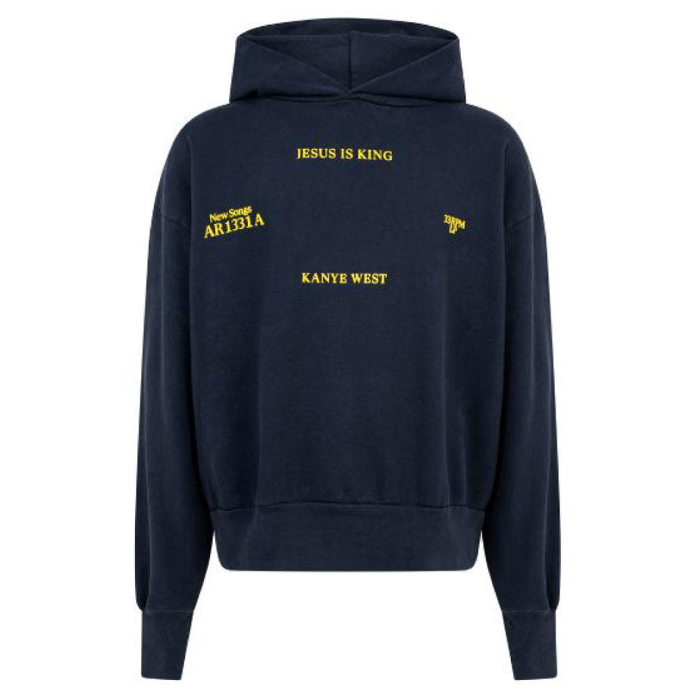 新品 L Kanye West Jesus Is King Vinyl Pullover Sweat Hoodie カニエ