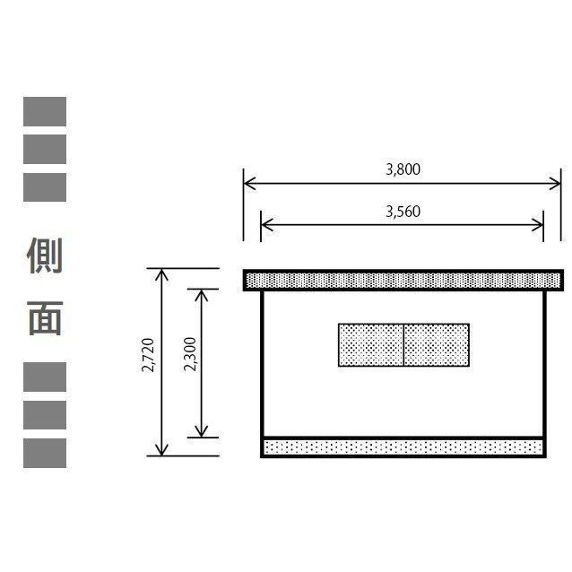 組立式プレハブユニットハウス Aタイプ 18帖/住宅/物置/ログ 組立式プレハブユニットハウス Aタイプ 18帖/住宅/物置/ログ