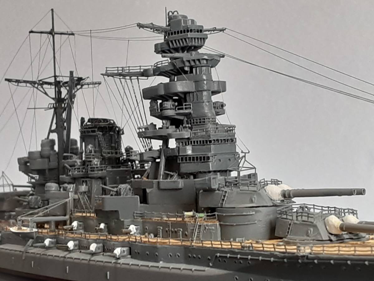ヤフオク! - フジミ模型 1/700 日本海軍戦艦 長門 開戦時 フ