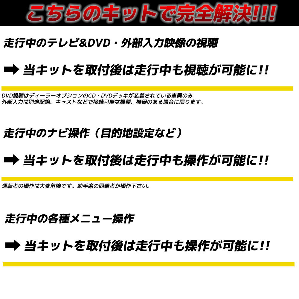 ホンダ ギャザス テレビキャンセラー 2017年 WX-171CP 走行中 テレビが見れる DVDが見れる ナビ操作ができる テレビキット_画像3