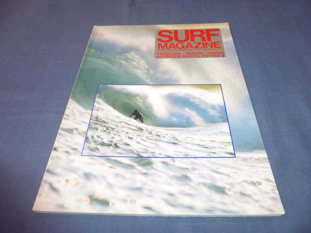25/「サーフ・マガジン/SURF MAGAZINE」１９８４年２月号　サーフィン　サーファー　MARTIN　POTTER_画像1