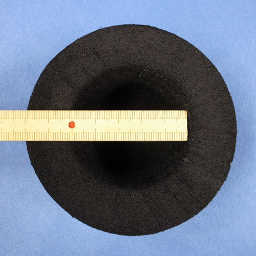 OT0002 Mini hat black ( black ) approximately 9cm