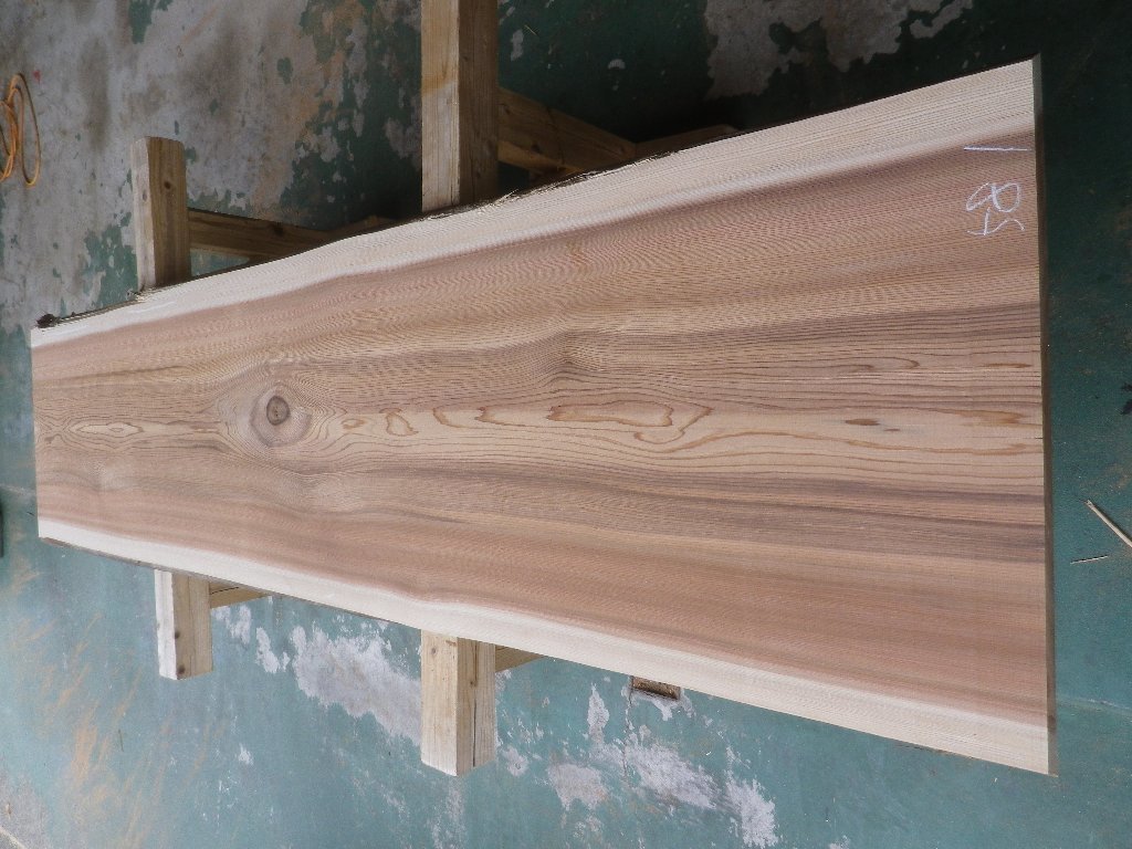 長249*幅58-68*厚4.3　杉581の木材木工材,一枚板自然木無垢材ＤＩＹ　テーブル天板　スギ dei6nsMNvEHQUW12-25666 杉