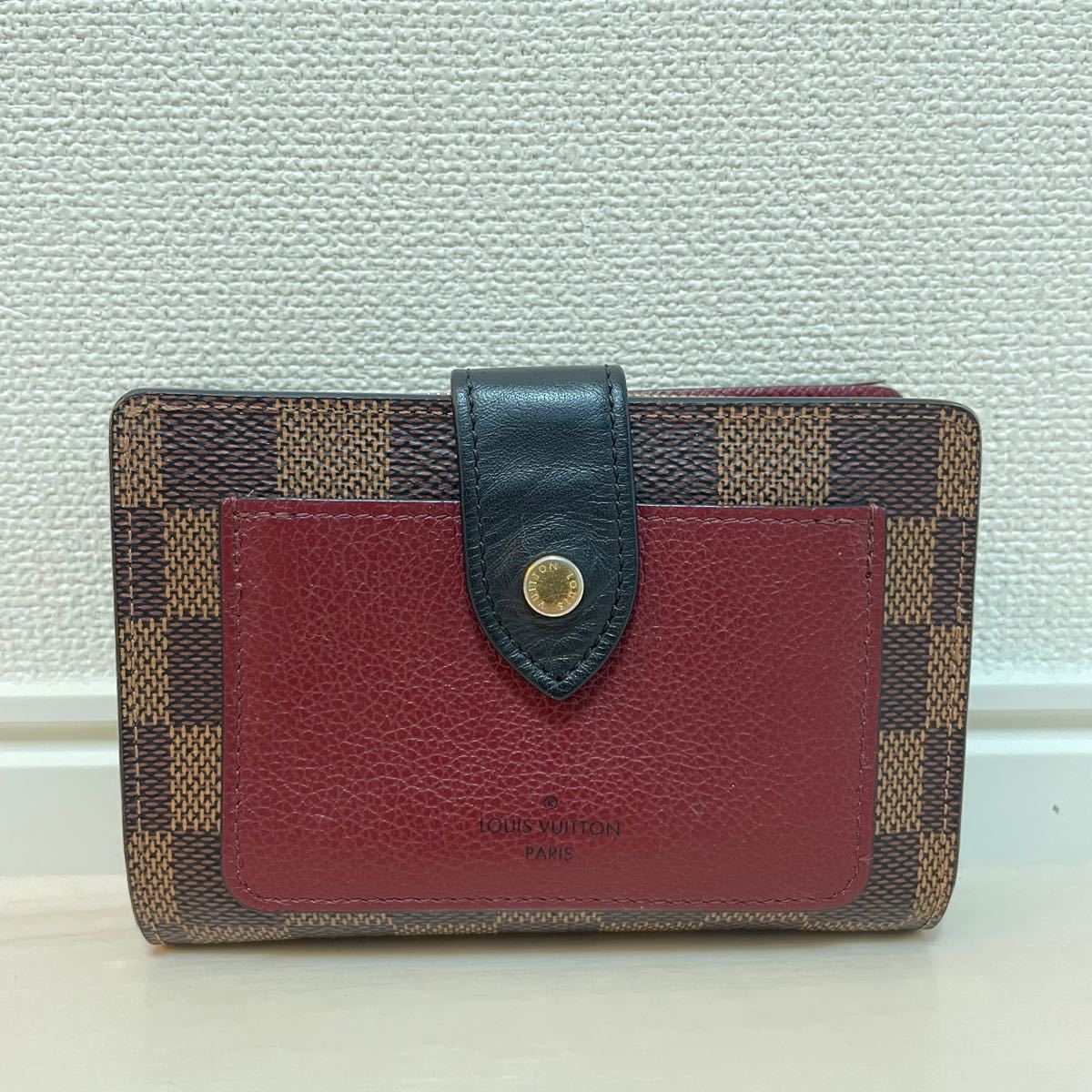 ルイヴィトン ダミエ ポルトフォイユ ジュリエット 二つ折り財布