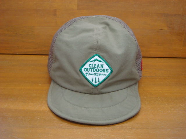 新品Clef (クレ) ALL MOUNTAIN MESH B.CAP TAN・・CLEAN OUTDOORS (クリーンアウトドアーズ)シリーズ_画像1