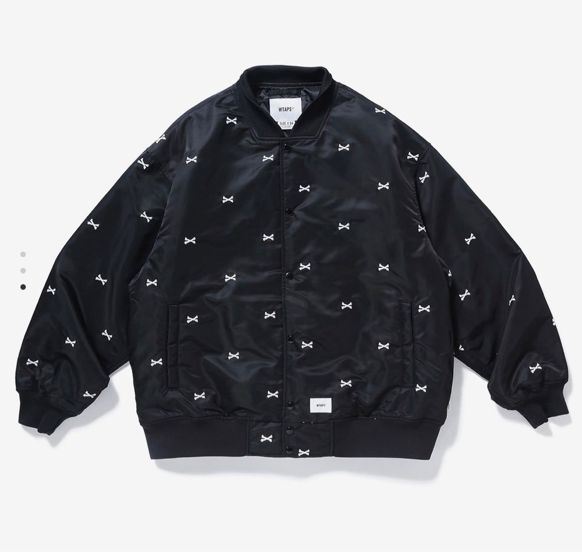 wtaps ダブルタップス 22ss TEAM JACKET/NYLON BK XL 未使用