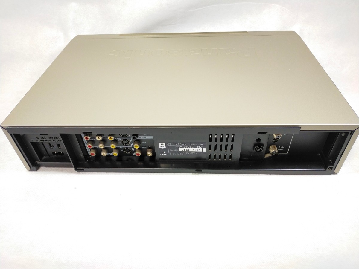 Panasonic NV-SX505 VHSビデオデッキ(動作品) 説明書 ケーブル Panasonic NV-SX505 VHSビデオデッキ(動作品) 説明書 ケーブル