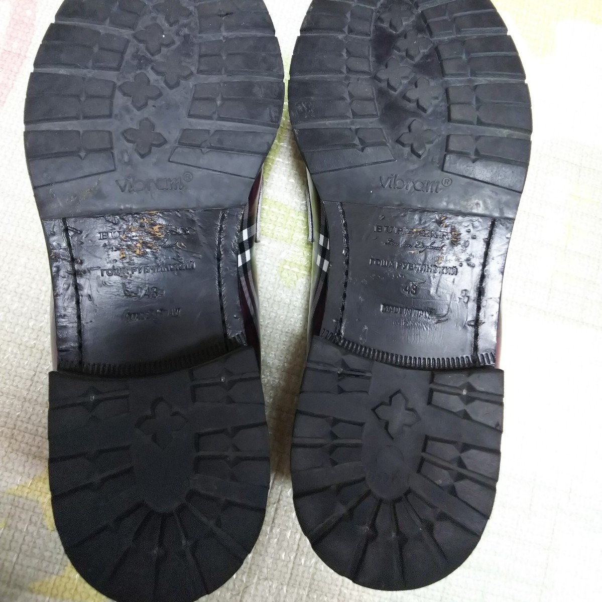 【貴重】バーバリー ゴーシャラブチンスキー ローファー 靴 コムデギャルソン BURBERRY COMME des GARCONS