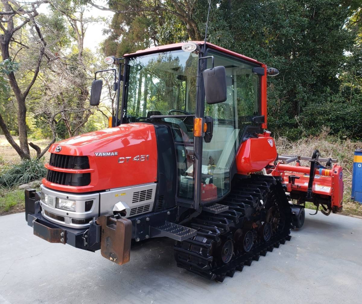 宮崎発 ヤンマー クローラトラクター Ct451 ロータリー キャビン フルクローラー クローラ 4wd オート耕深 自動水平 45馬力 農業 車体 売買されたオークション情報 Yahooの商品情報をアーカイブ公開 オークファン Aucfan Com 宮崎発 ヤンマー クローラトラクター Ct451 ロータリー キャビン フルクローラー クローラ 4wd オート耕深 自動水平 45馬力 農業 車体 売買されたオークション情報 Yahooの商品情報をアーカイブ公開 オークファン Aucfan Com