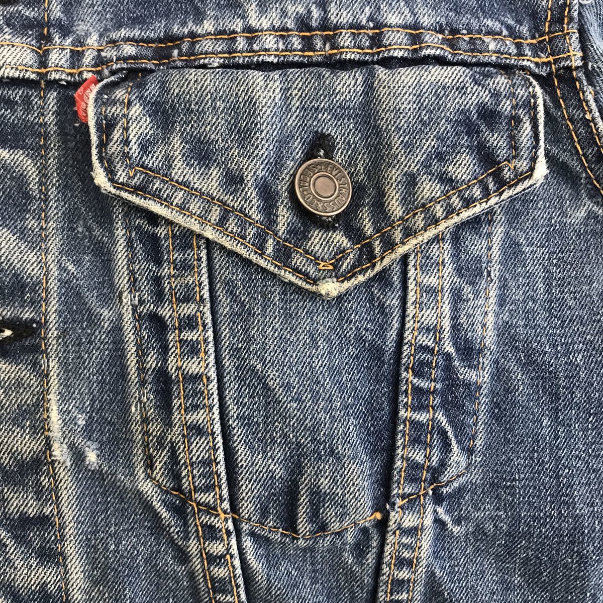 LEVIS リーバイス 70505 BIGE USA製 オリジナル ビンテージ 60s デニムジャケット 36程 LEVI'S ビッグE Gジャン / 50s 507 557 3rd サード_画像8