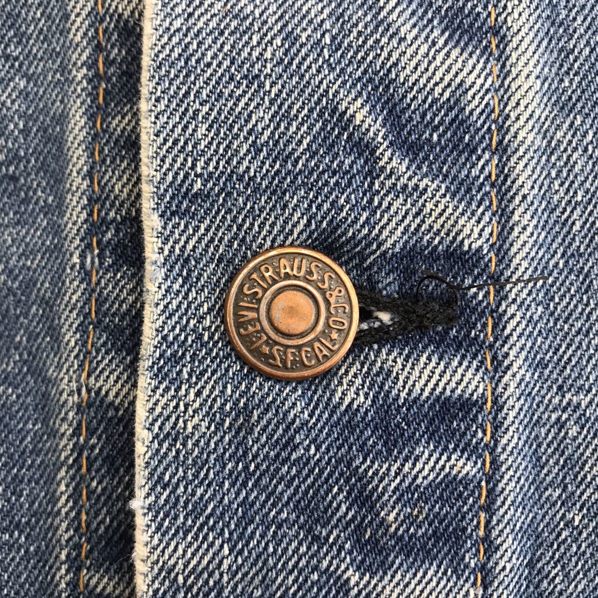 LEVIS リーバイス 70505 BIGE USA製 オリジナル ビンテージ 60s デニムジャケット 36程 LEVI'S ビッグE Gジャン / 50s 507 557 3rd サード_画像5