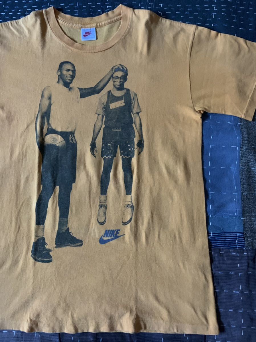 レアカラー 90s nike ジョーダン スパイクリー ビンテージ Tシャツ jordan spike lee ナイキ シカゴブルズ NBA 映画 movie 映画監督 銀タグ_画像1