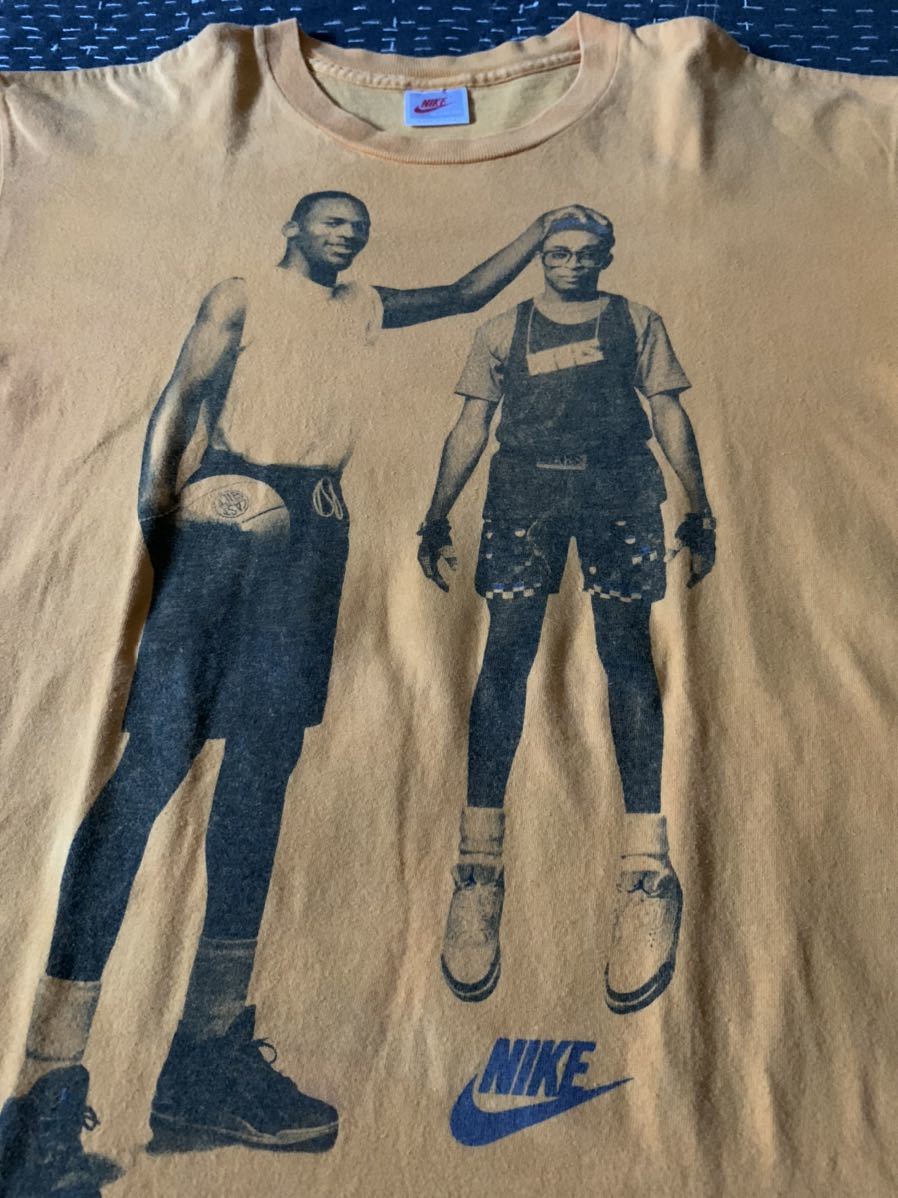 レアカラー 90s nike ジョーダン スパイクリー ビンテージ Tシャツ jordan spike lee ナイキ シカゴブルズ NBA 映画 movie 映画監督 銀タグ_画像3