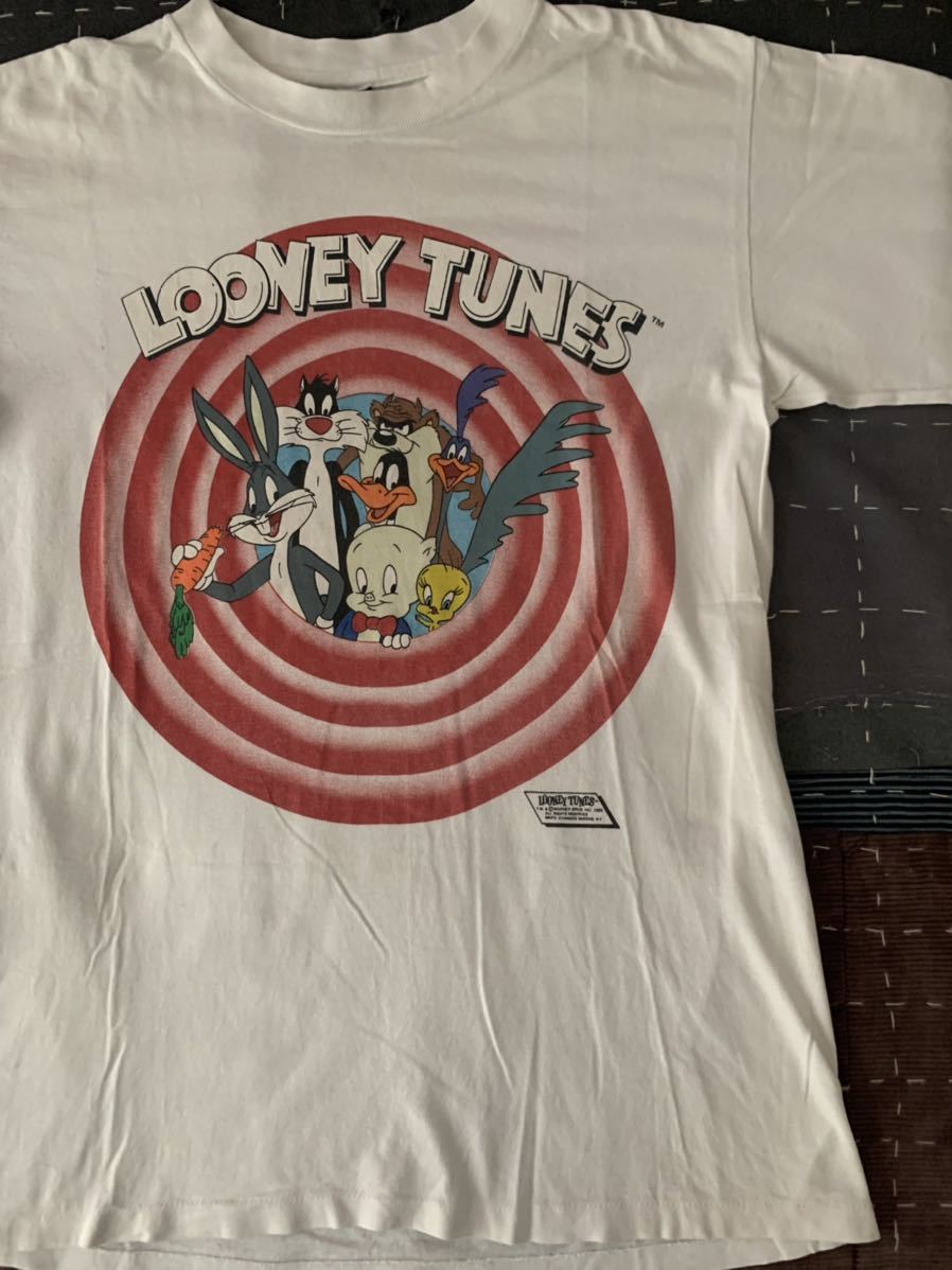 80s 90s looney tunes ビンテージ Tシャツ 1989 ルーニーチューンズ vintage USA製 アメリカ製 キャラ アニメ_画像1