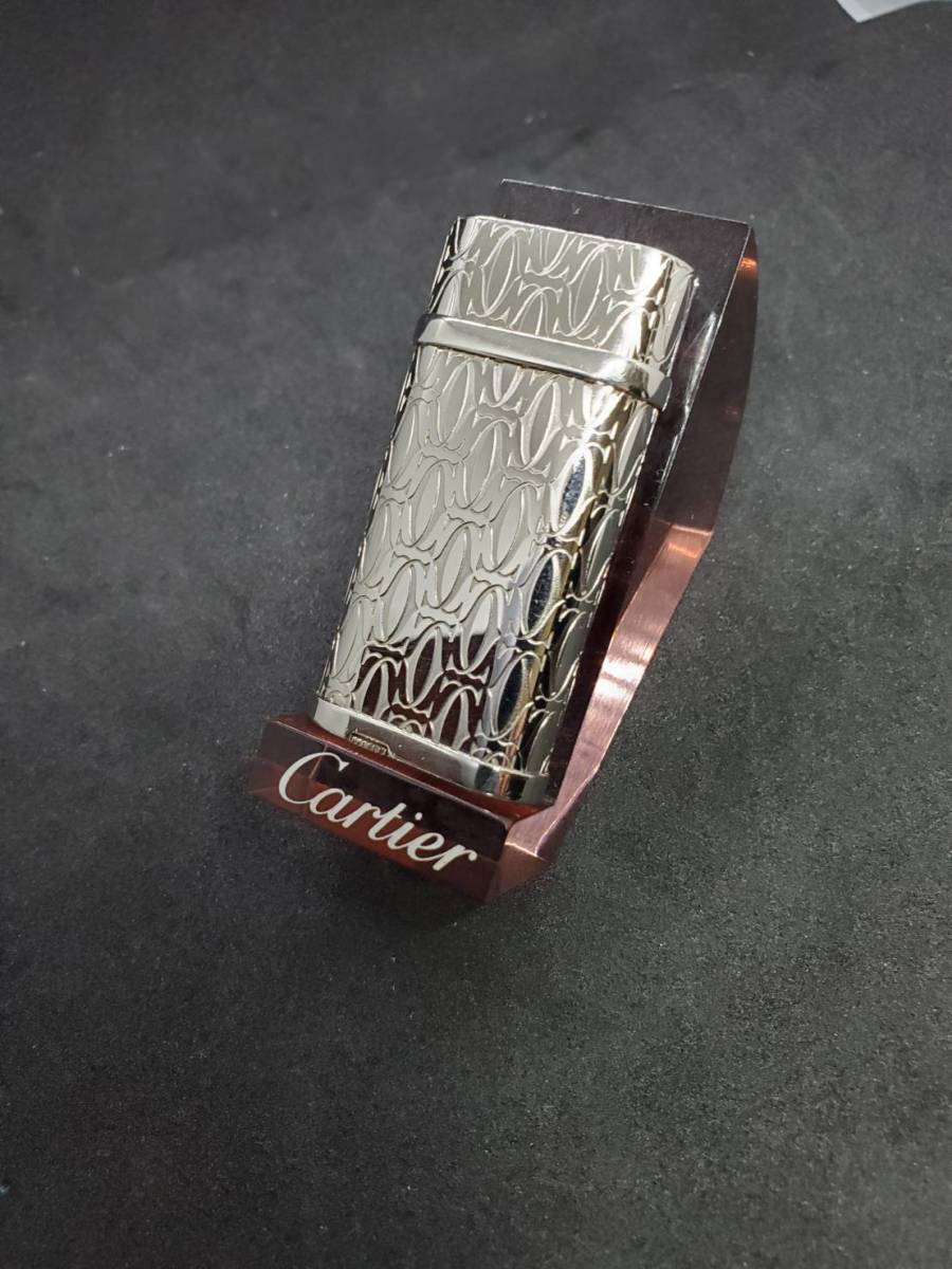 もなく 美品 オーバル ガスライター シルバー LMs7U-m68699318463 Cartier カルティエ ゴドロン れてご