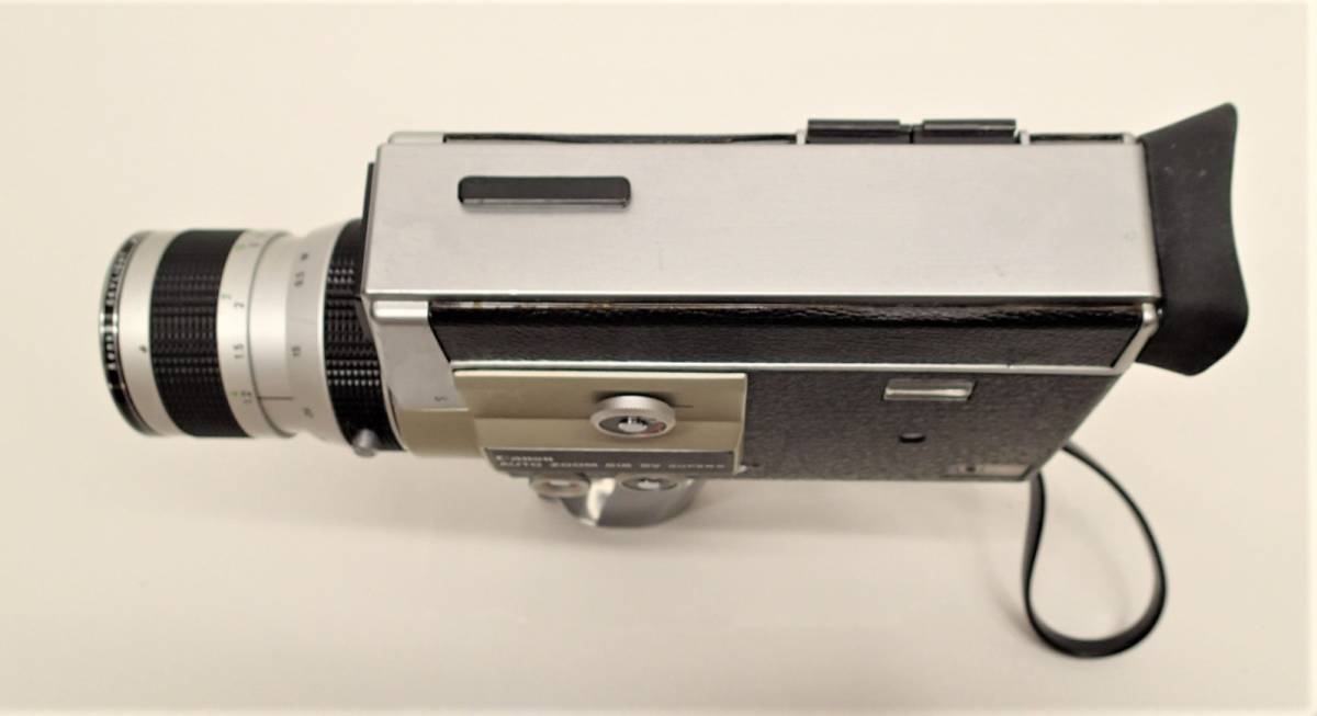 J543A キャノン Canon 8㎜ フィルム ビデオ カメラ AUTO ZOOM 518 SV SUPEER8 通電OK レトロ 希少 現状品 詳しい動作未確認の為ジャンク品_画像6