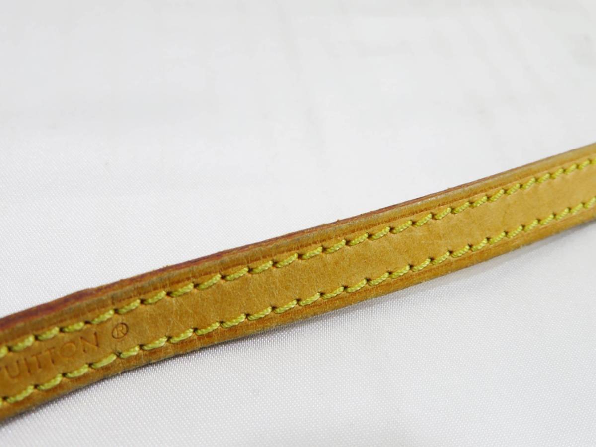 ◇LOUIS VUITTON ルイヴィトン ヌメ革 ショルダーストラップ 120cm×1.2