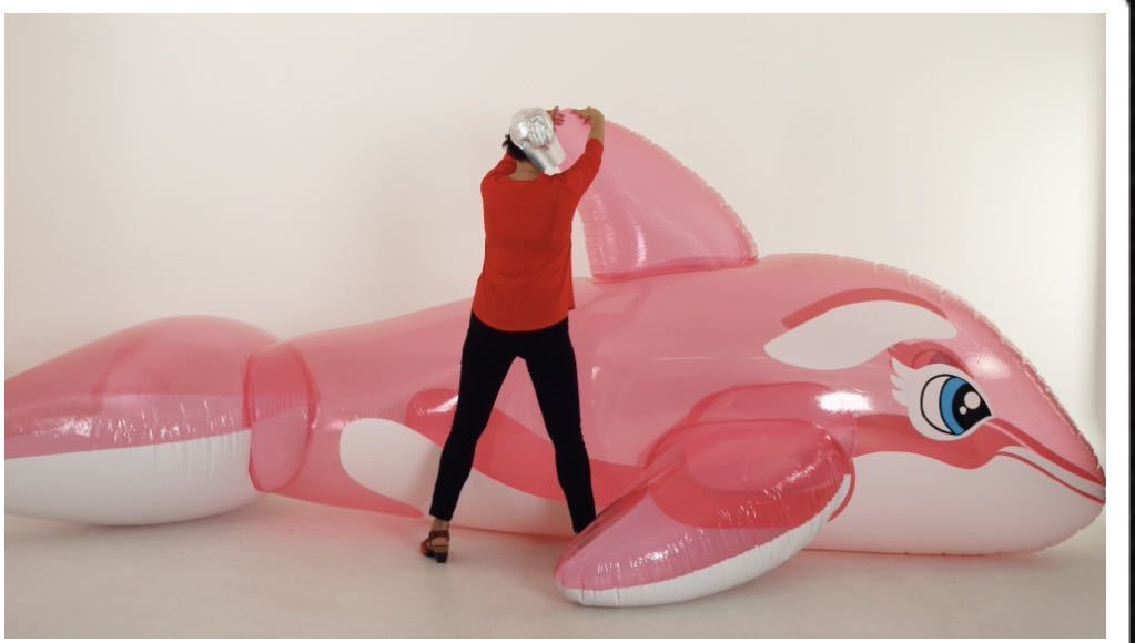 シャチ ピンク ツヤあり Inflatable World製品 フロート 空気 シャチ ピンク ツヤあり Inflatable World製品 フロート 空気