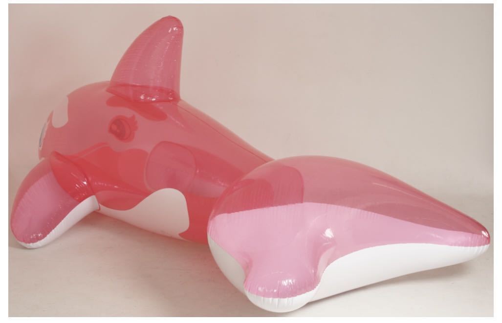 シャチ ピンク ツヤあり Inflatable World製品 フロート 空気 シャチ ピンク ツヤあり Inflatable World製品 フロート 空気