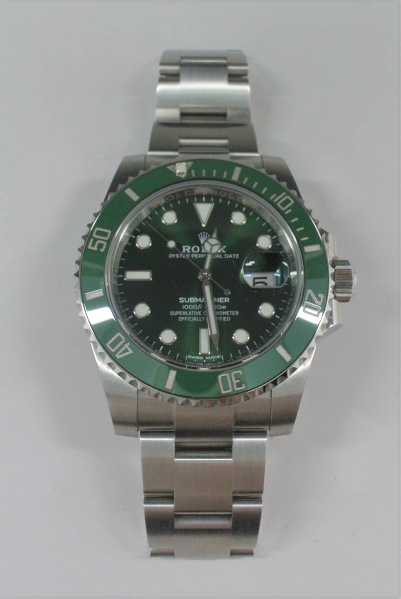 ROLEX（ロレックス）/サブマリーナデイト/ 116610LV /グリーンサブ/日ロレ正規品、新品同様_画像1