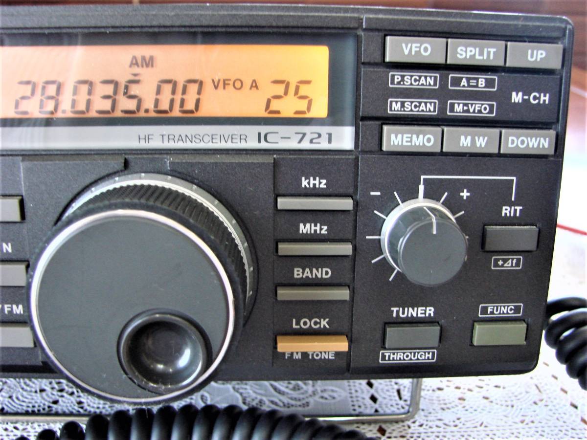 Yahoo!オークション - ICOM IC-721 HF TRANSCEIVER ジャンク扱 Yahoo!オークション - ICOM IC-721 HF TRANSCEIVER ジャンク扱