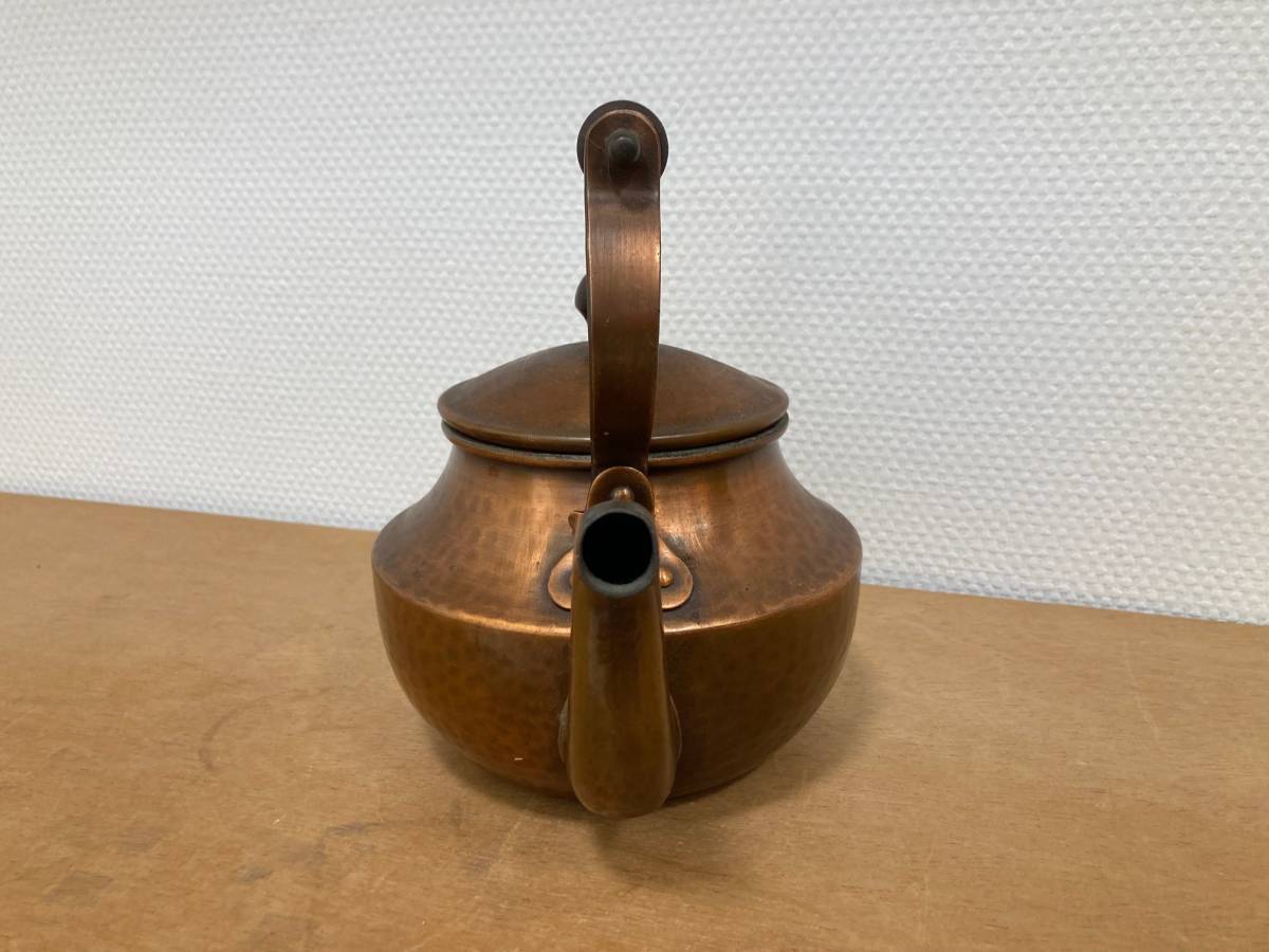 4169 銅製品 やかん West Germany Zint Handarbeit アンティーク