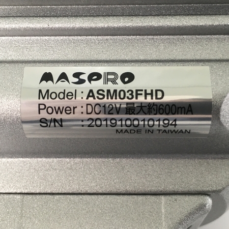 MASPRO ASM03FHD SDカード レコーダー内蔵カメラ 防犯 家電 MASPRO ASM03FHD SDカード レコーダー内蔵カメラ 防犯 家電