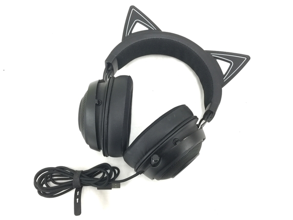 Razer Kraken ゲーミングヘッドセット Kitty Ears For Kraken ブラック 猫耳 レイザー T ヘッドフォン 売買されたオークション情報 Yahooの商品情報をアーカイブ公開 オークファン Aucfan Com