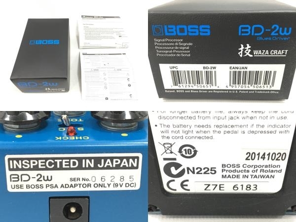 BOSS ボス Waza Craftシリーズ Blues Driver BD-2W ブルースドライバー