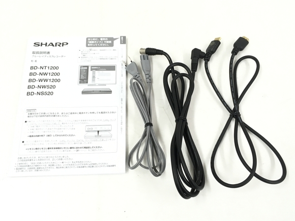 SHARP BD-NT1200 ブルーレイ ディスク レコーダー 1TB T6180267