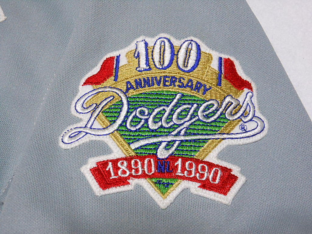 実使用 ハーシュハイザー 1990 球団100th ジャージ ドジャース ユニフォーム Jersey MLB メジャーリーグ DODGERS_画像6