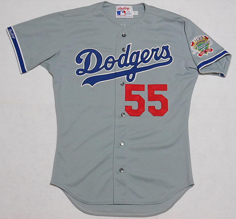 実使用 ハーシュハイザー 1990 球団100th ジャージ ドジャース ユニフォーム Jersey MLB メジャーリーグ DODGERS