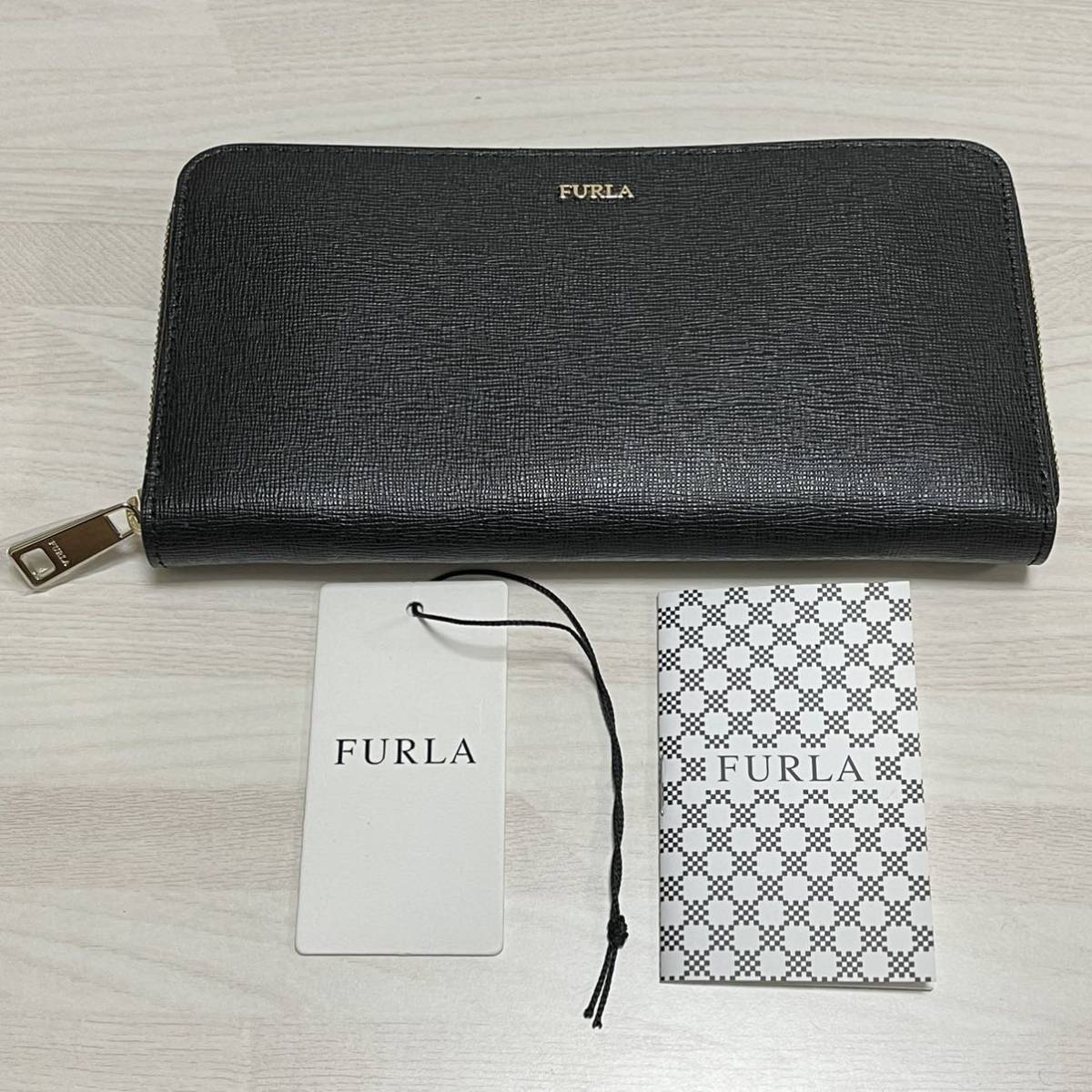 一 番 安い アウトレット フルラ（FURLA） 黒ブラック長財布 バビロン